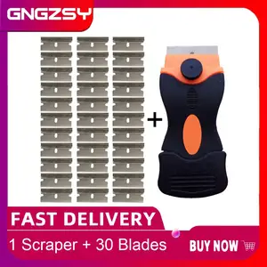 Профессиональный фотоскребок для керамического стекла, духовки, окон автомобиля, тонировка, инструменты для очистки, лопатка для пленки клея E12 + 30M