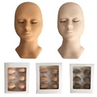 Аксессуары для ресниц манекен для наращивания ресниц принадлежности для набора манекен для ресниц голова манекена для тренировок ресниц