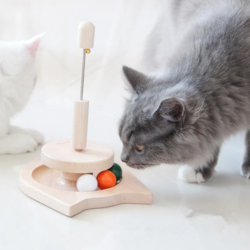 

Cat Toy Bell Ball Toys for Cats Cycle Track Cat Toys Interactive Cats Playing Wave Kitten Toy Pet Products Accessories Pet Balls
