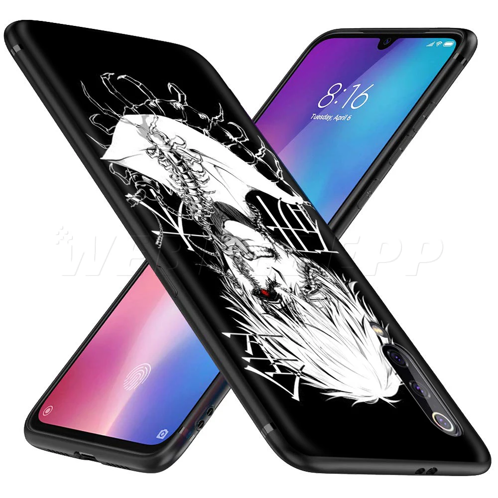 Чехол в стиле аниме для Xiao mi Red mi Note 8 mi 3 6 8 9 A1 A2 A3 8A 6X9 T CC9 Lite SE Pro Max F1 10