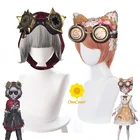 Трейси резник Косплэй парик идентичность V 2 стиля; Цвет оранжевый; Розовый; Волос седых волос термостойкие волокна волос + парик Кепки вечерние ролевая игра