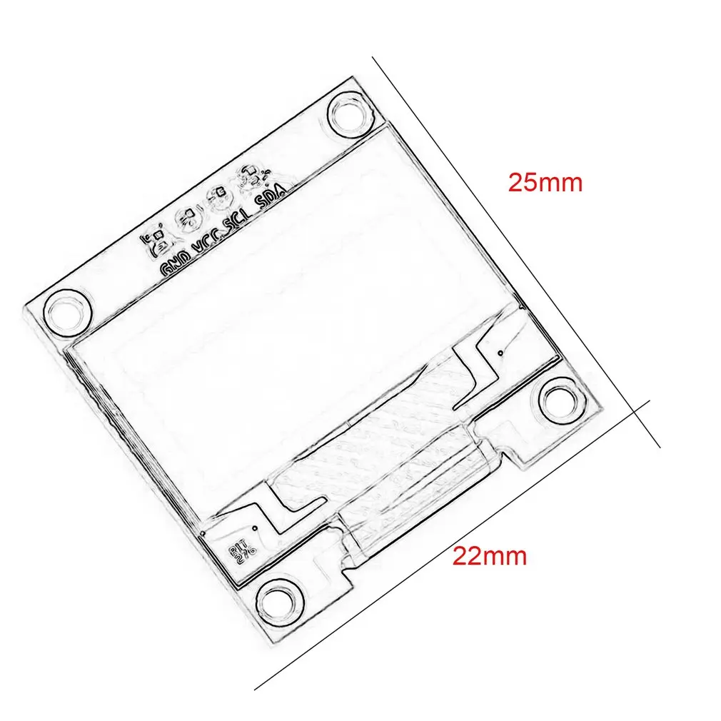 ЖК-модуль светодиодный 0 96x64 для Arduino Raspberry PI 51 Msp420 Stim32 SCR | Электроника