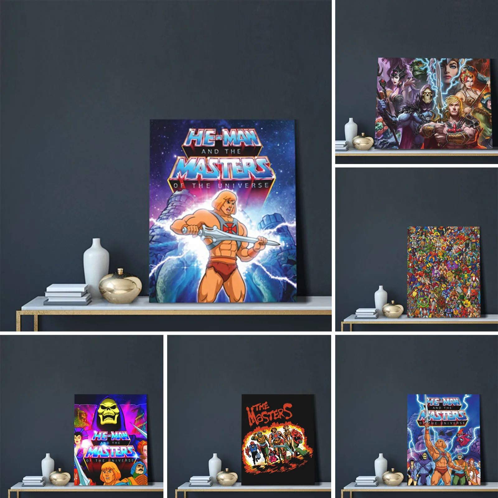 

He Man And The Masters Of The Universe Decorative Painting, Canvas Art Oil Painting, for Bedroom Living Decoration