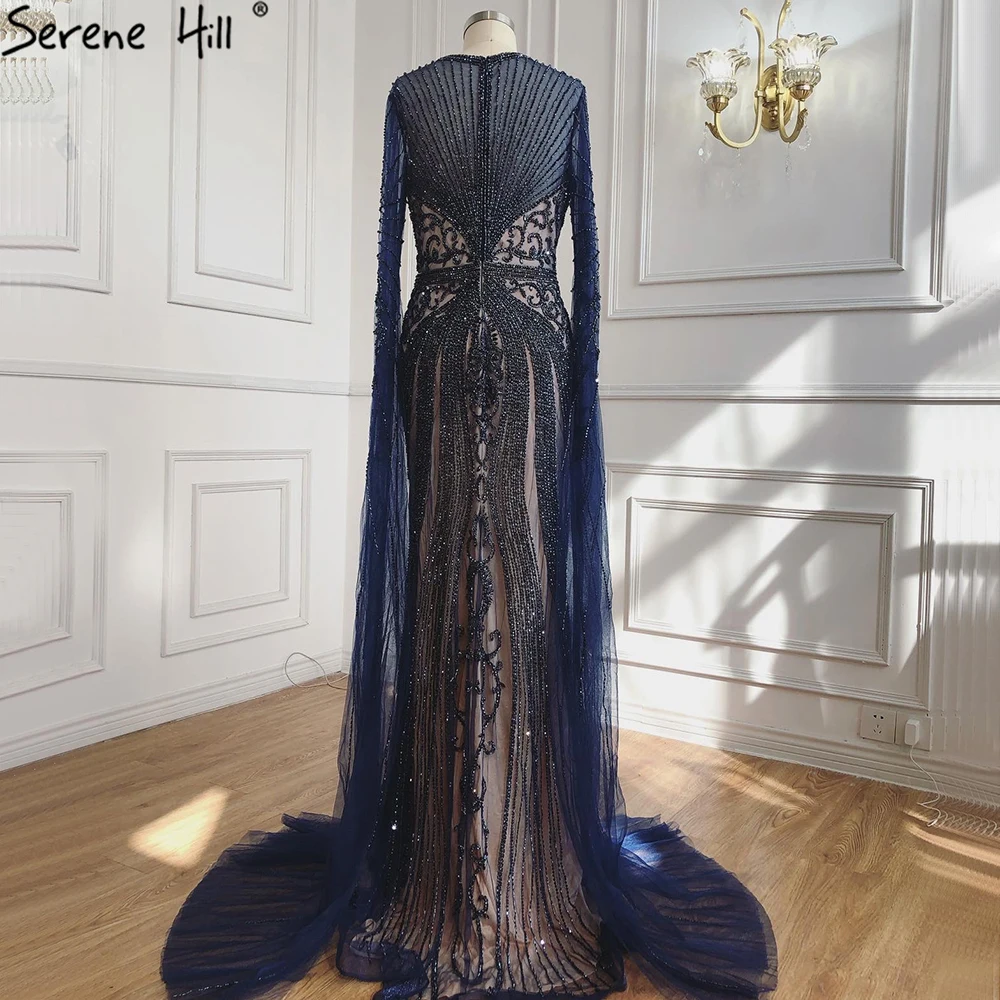 Серое вечернее платье с рукавами-крылышками и кристаллами роскошное Деловое из