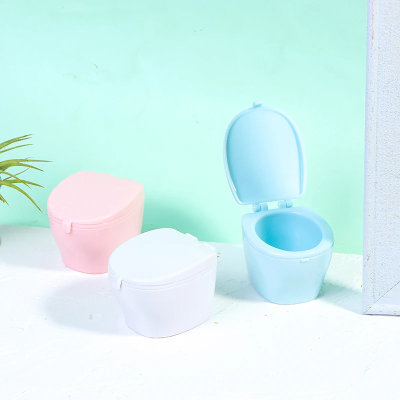 

1:12 Кукольный домик миниатюра стульчак унитаза Кукольный дом Ванная комната туалет всасывание для туалета щетки аксессуары