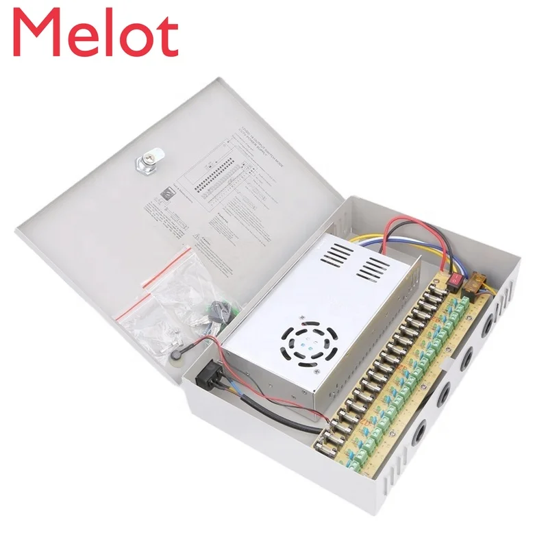 

SQR Sompom 18 Outputs S-360-12 CCTV 20A 12V DC Switching Power Supply