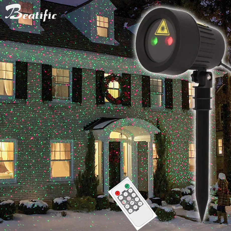 Уличный светильник с рождественской звездой s лазерный проектор душ на