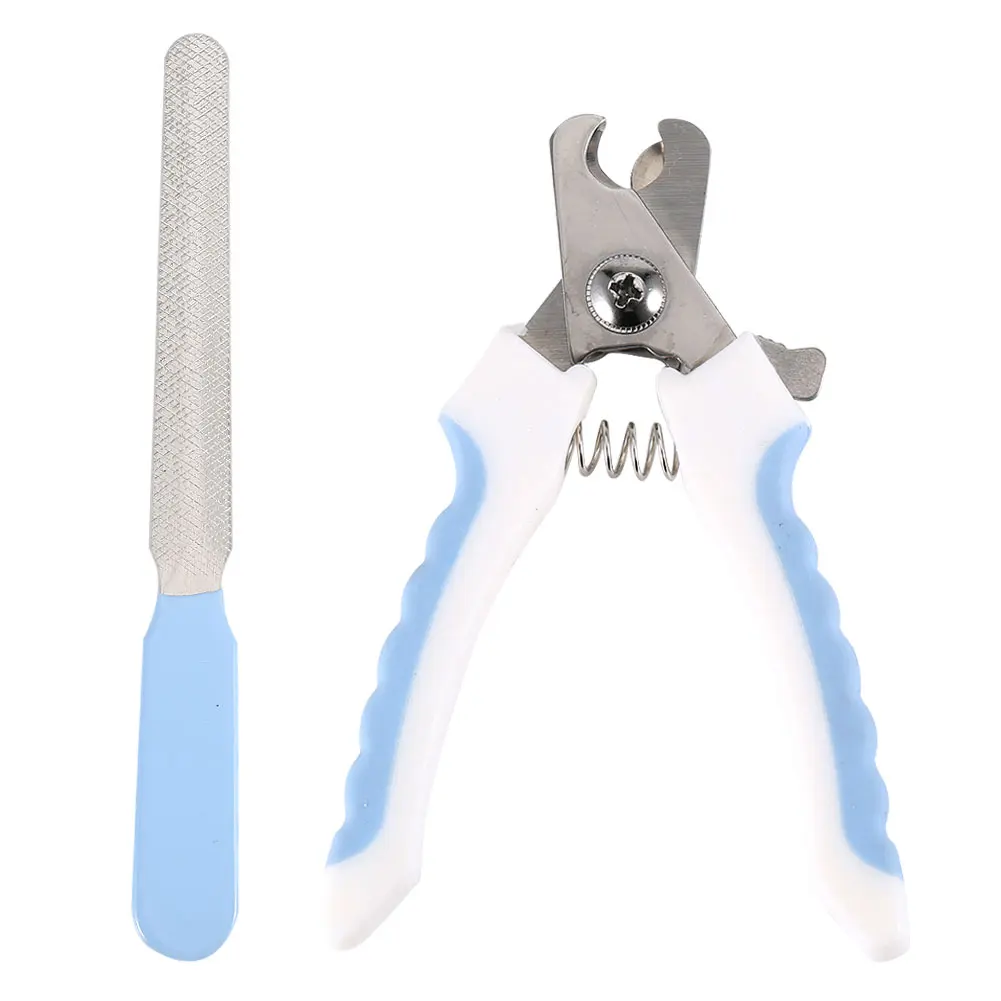 

Pet Dog Cat Stainless Steel Claw Nail Clippers Cutter File Scissors Dogs Toe Care Trimmer Nails Pets Grooming Supplies