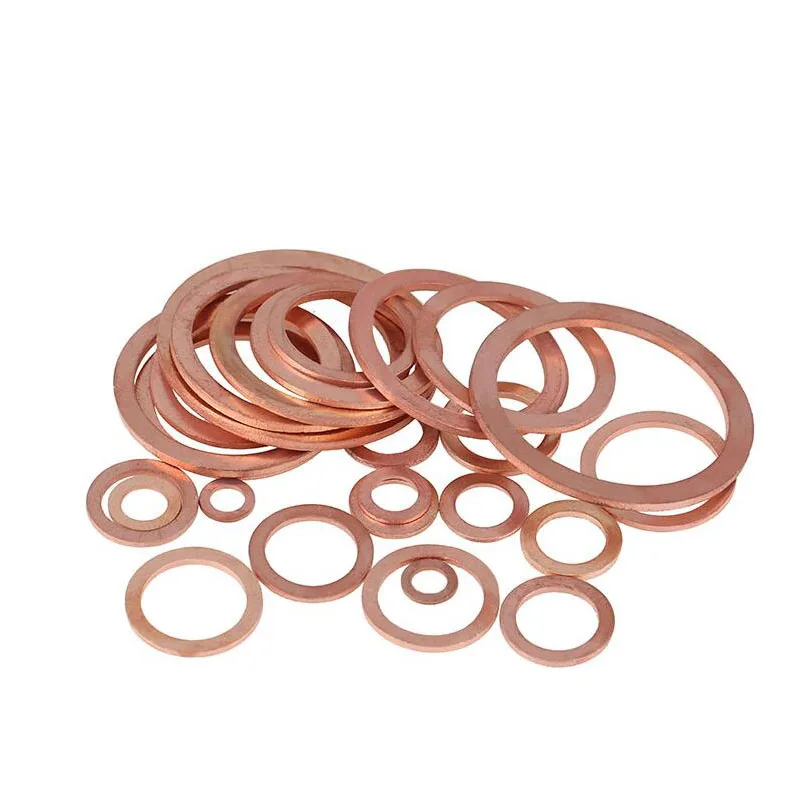 Wkooa 1.5mm Thickness Crush Washers Copper Seal Rings Flat Gasket | Обустройство дома