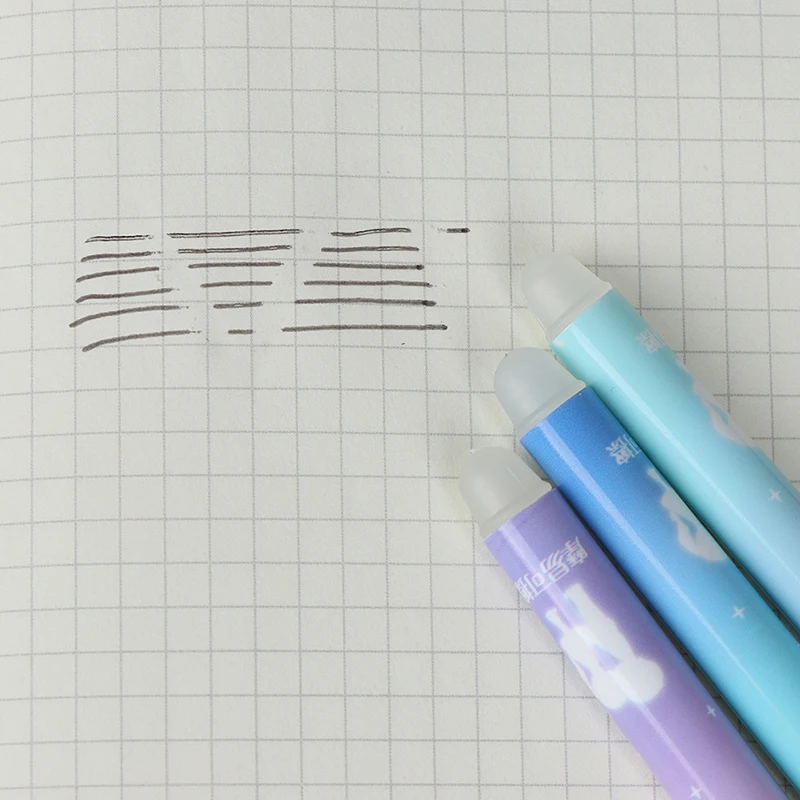 Стираемая ручка офисная штанга для ручек 0 38 мм синие/черные чернила стираемая