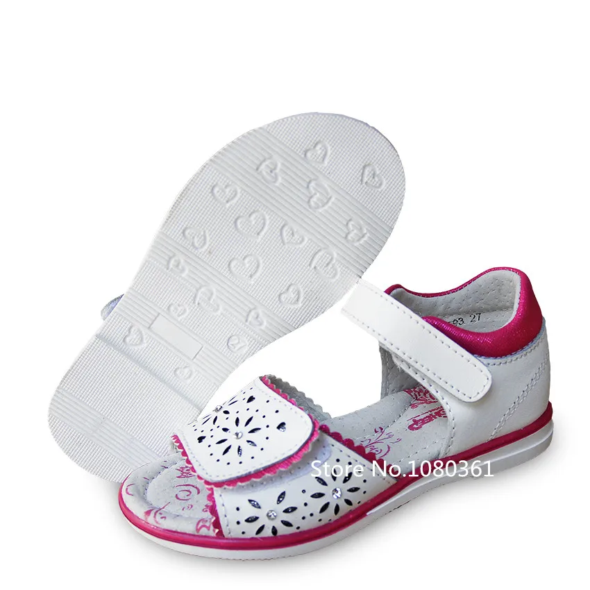 1 пара ортопедические сандалии из натуральной кожи для девочек 17 20 2 см|children