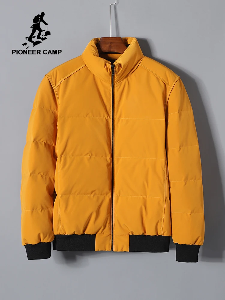 

Pioneer Camp 2019 New Down Jacket For Men Short Winter Coat Anorak Thick Letter Print Parkas Men Down Jacket AYR908240