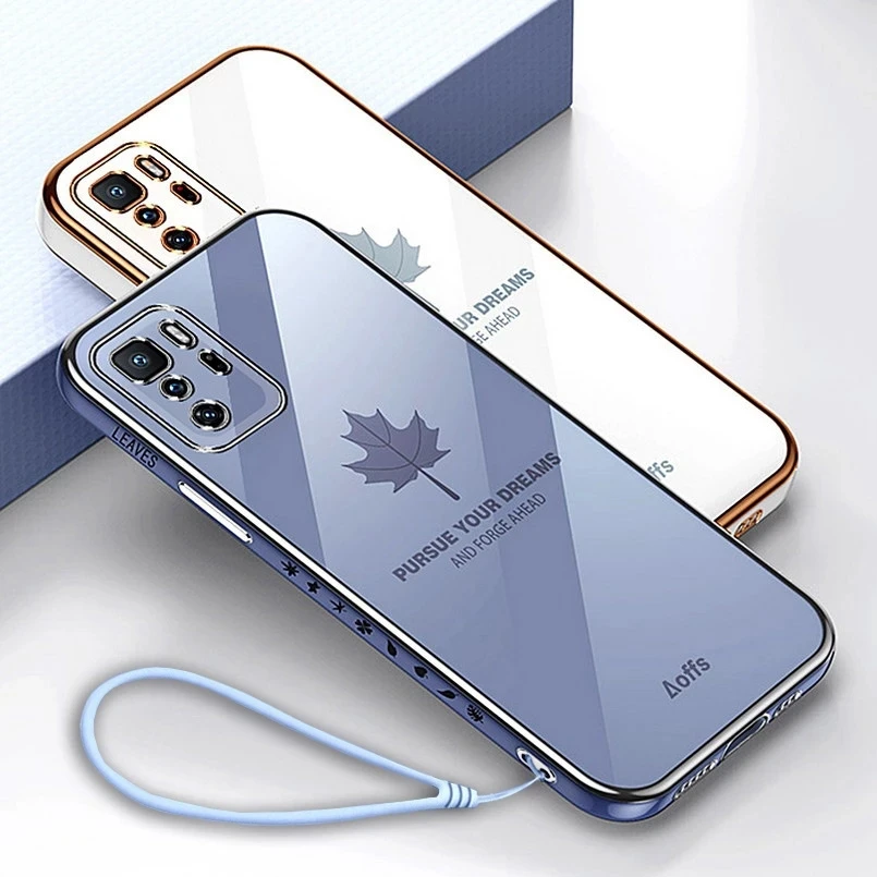 

Maple Leaf Plating Case For Honor 8X 9X Pro 10 Lite Soft Silicone Cover For Honor 20 20S 30 Pro 50 SE V30 Pro V40 Play 3 5T Capa