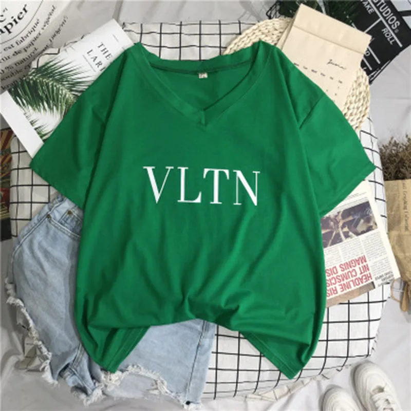 Женские футболки летние модные женские с буквенным принтом 2020 новые свободные