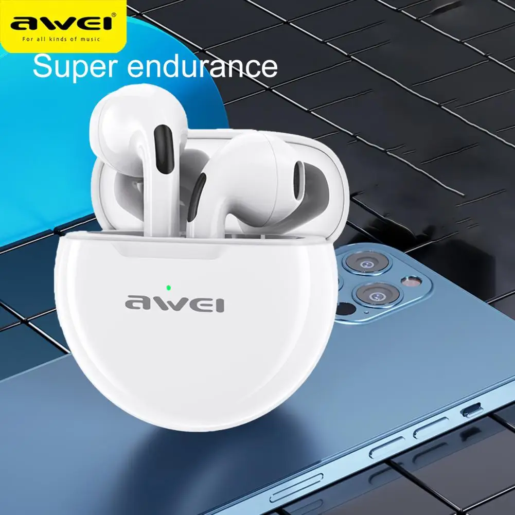 

T17 Bluetooth Earphones Wireless Power Display Bluetooth 5.0 Voice Control Wireless In-ear Earbuds for Phone