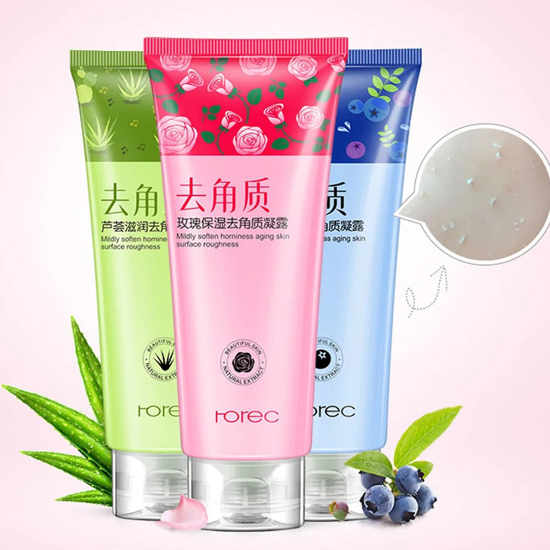 Горячий отшелушивающий для лица пилинг-гель-скраб глубокой очистки от угрей и