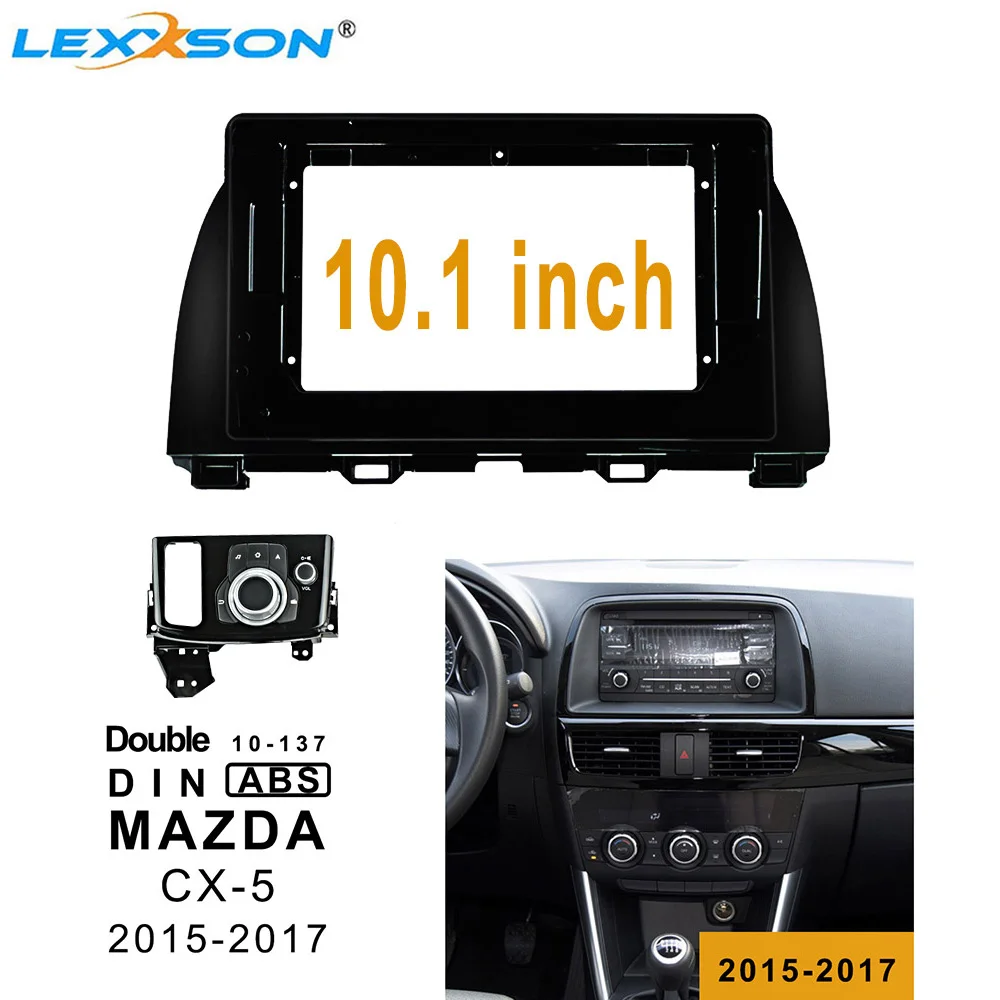 Автомобильная фасция 10 1 дюйма для MAZDA CX 5 2015 2017 двойная Din dvd панель аудио адаптер