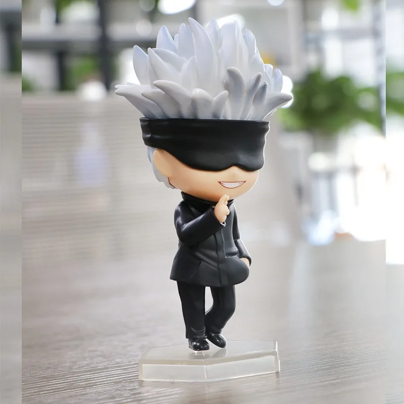

Anime Jujutsu Kaisen action Figure Q Version Gojo Satoru PVC Figura Megumi Nobara Satoru Figuras Collection Model Toy