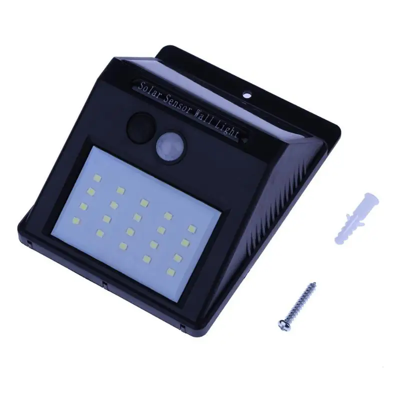 1 4 шт. светодиодный светильник на солнечной энергии с пассивным ИК датчиком