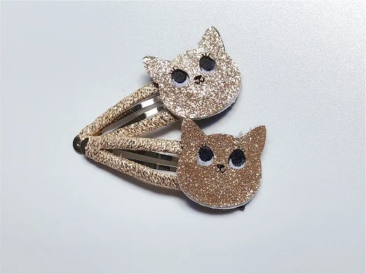 OWL Бутик ins, 12 комплектов, модные милые блестящие заколки с единорогом, оленем, котом, совой, радужным мороженым, заколки для волос, заколки для волос, головной убор принцессы - Цвет: OWL