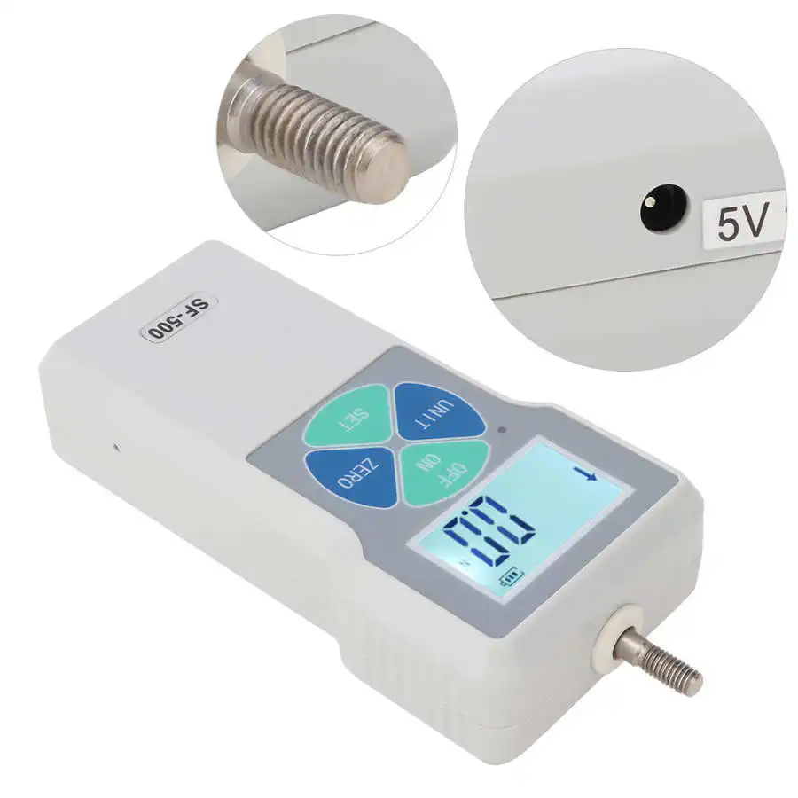 

-500 500N Digital Portable Push and Pull Tester Spring Dynamometer / Kg/ N