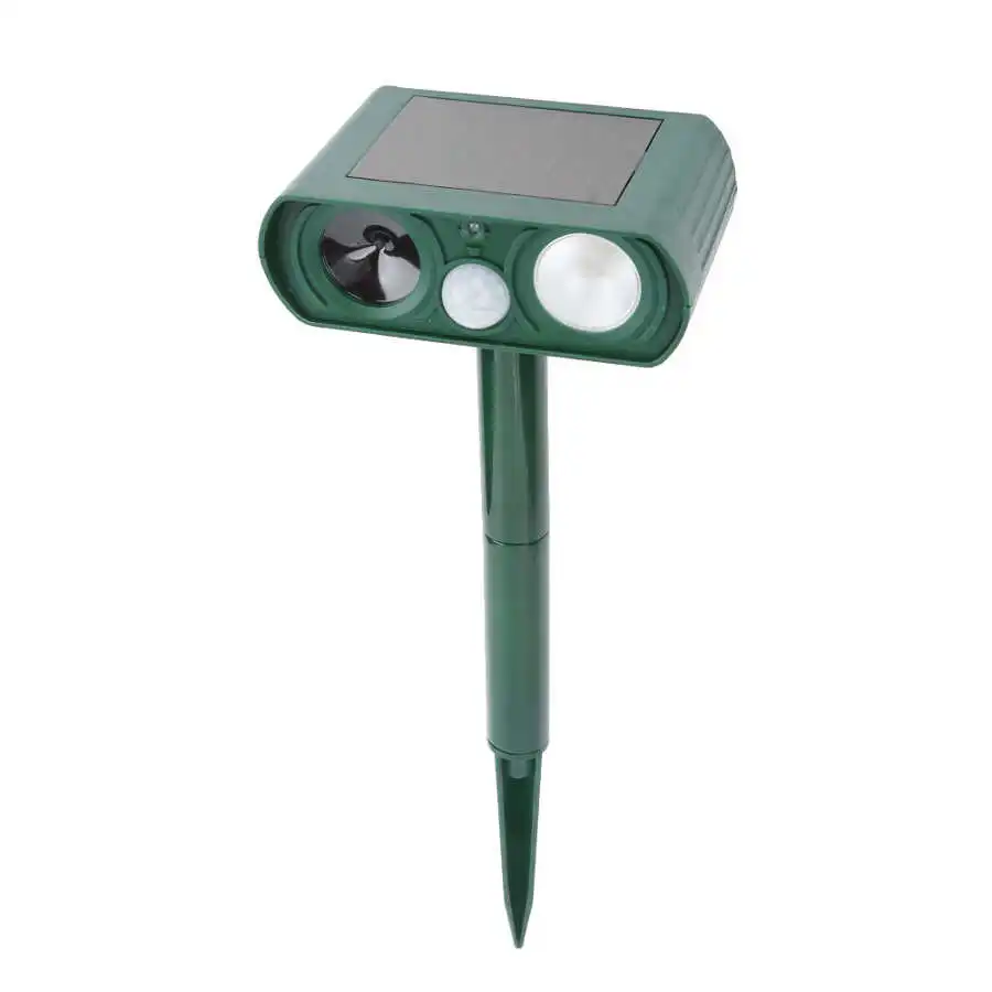 2PCS Solar Power Garden Ultrasonic Pest Mouse Snake Repeller Repellent HG | Дом и сад