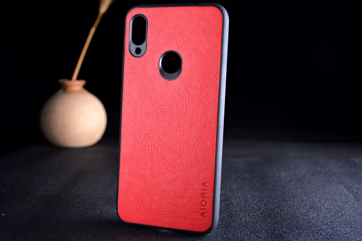 Для xiaomi redmi note 7 8 pro Чехол funda роскошный кожаный винтажный кожа с рисунком Litchi capa чехол для xiaomi redmi note 7
