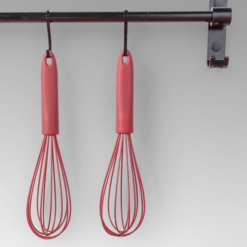 

1PC Silicone Egg Beater Butter Mixer Hand Solid Color Whisk Mixer Kitchen Tools Accessories For Cocina Batidor De Huevos