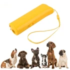 Ультразвуковой Отпугиватель собак 1 шт., ручной устройство для обучения собак для остановки лая, сдерживающие товары для собак без аккумулятора