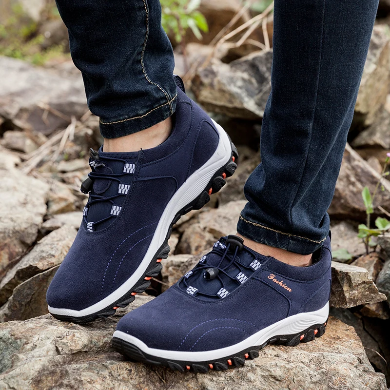 Мужская кожаная повседневная обувь дышащие кроссовки на плоской подошве удобные