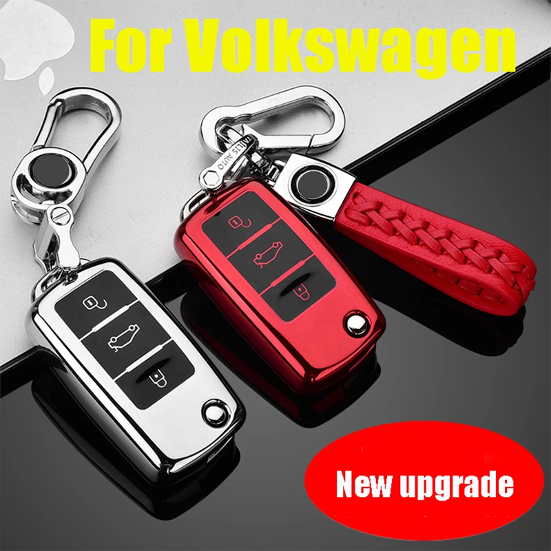 Чехол для автомобильного ключа ZOBIG чехол VW Golf Bora Jetta POLO GOLF Passat for Skoda Octavia A5 Fabia SEAT Ibiza