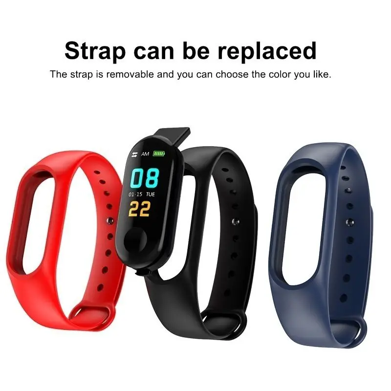 

2019 New Smart Bracelet Heart Rate Monitor Pedometer Heart Rate Monitor Outdoor Fitness Equipment