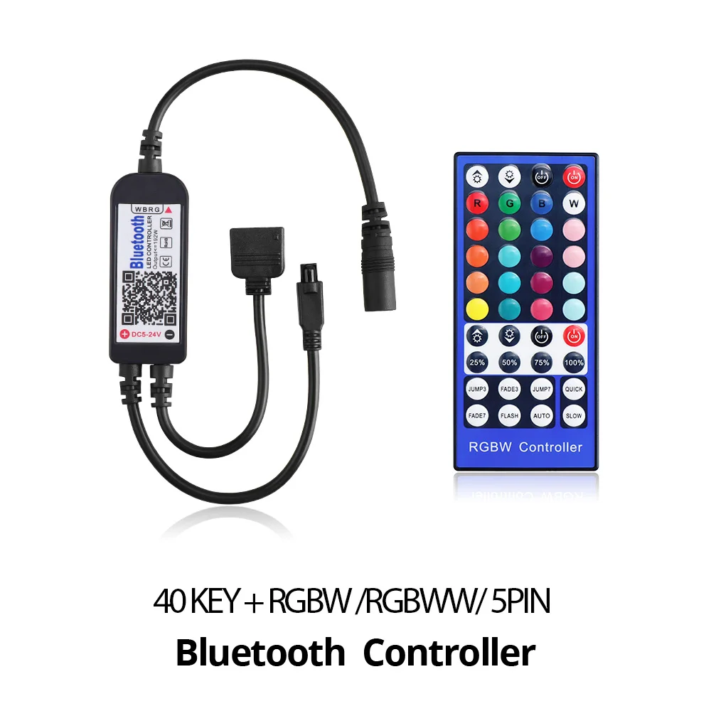 Светодиодная лента RGBW RGBWW USB светодиодная лампа с Bluetooth и ИК-пультом ДУ 40 клавиш 50