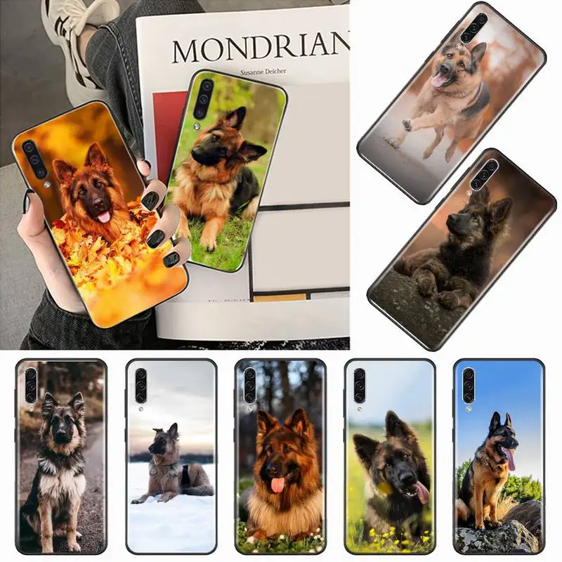 

German Shepherd Dog animal Phone Case For Samsung galaxy A S note 10 7 8 9 20 30 31 40 50 51 70 71 21 s ultra plus