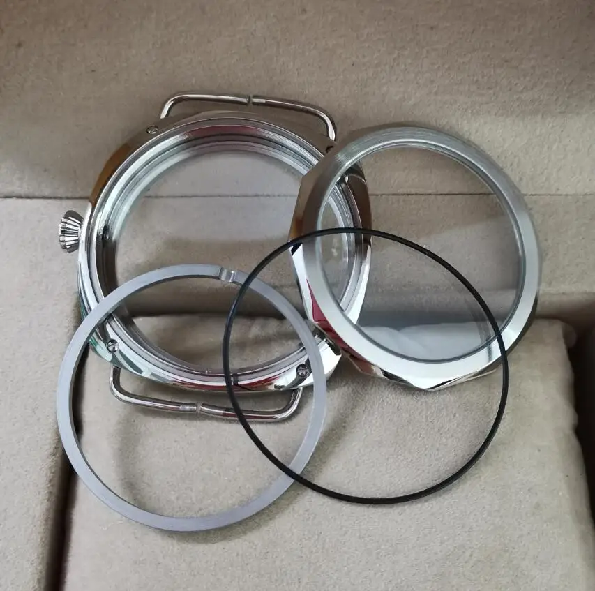 

47mm 316L Stainless steel watch case Polishing watchcase Limited Factory price