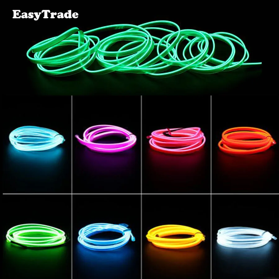 Car styling Lights Interior Decoration Moulding Strips EL Cold Line Flexible Atmosphere Lamp For OPEL ASTRA J G 2010-2017 | Автомобили и
