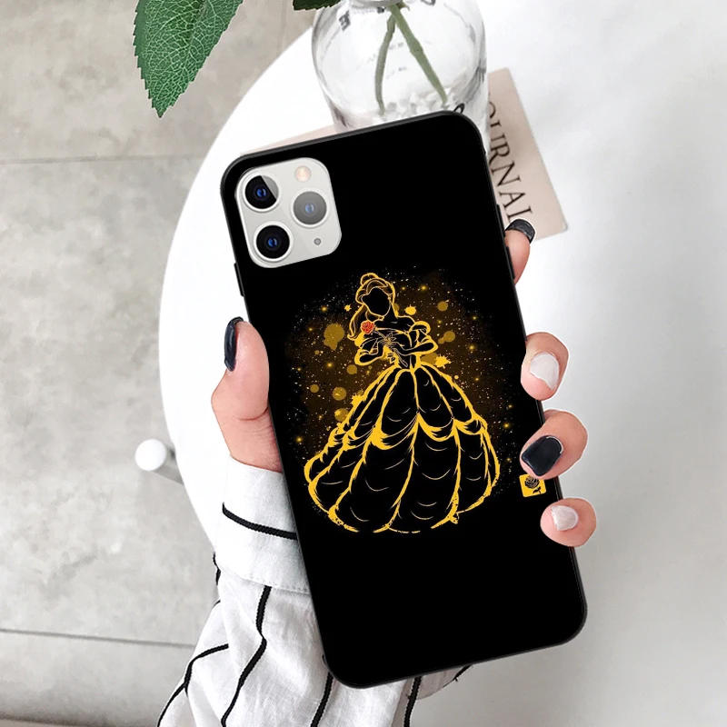 Милый мультфильм дисни Белоснежка Русалка Принцесса чехол для iPhone XS чехол для Max XR 11 Pro Max X 6S 7 8 Plus чехол эльфы
