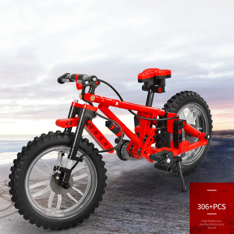 

306 шт., Детский конструктор «городской красный родстер»