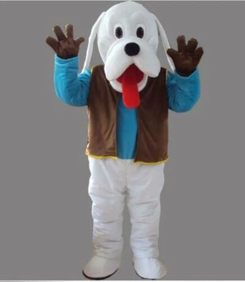 

Cosplay Deluxe Dog Party Mascot Costume Christmas Fancy Dress Halloween Outfit