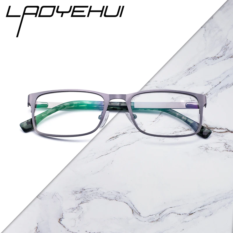 Новинка 2020 качественные мужские очки из сплава модные квадратные ультралегкие