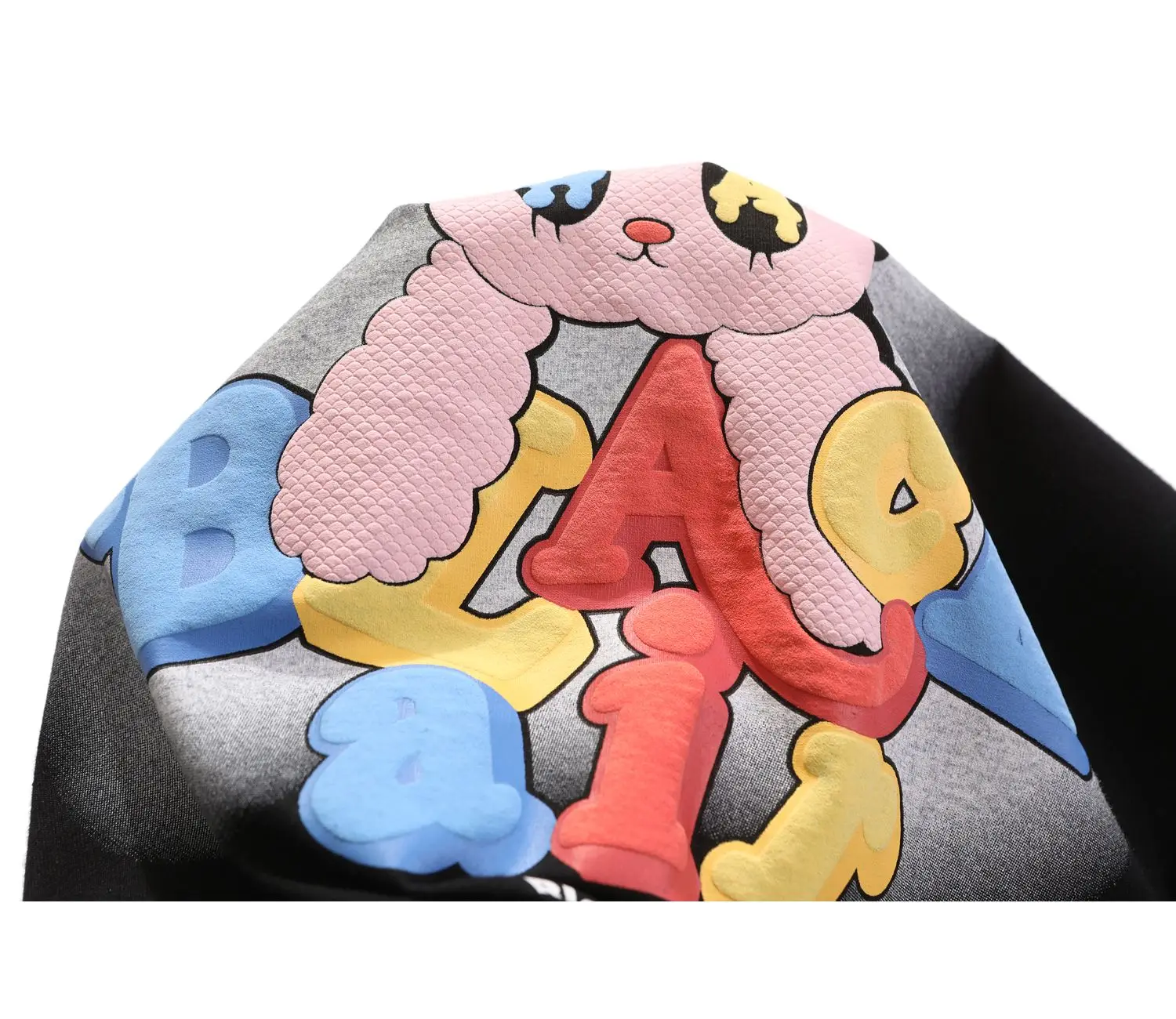 

Hip Hop Unisex T Shirt Kawaii Pink Bunny Streetwear Cool Tshirt Harajuku Spring Long Sleeve High Street Loose Summer Tops Tees