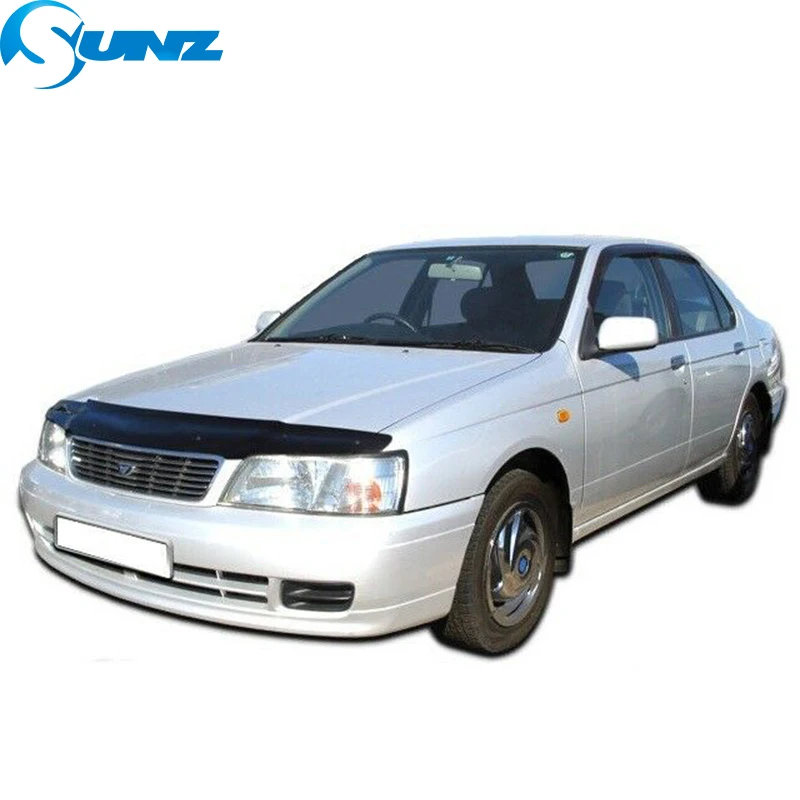 

Front Bug Shield Hood Deflector Guard Protector For Nissan Bluebird U14 1995 1996 1997 1998 1999 2000 Bonnet Guards SUNZ