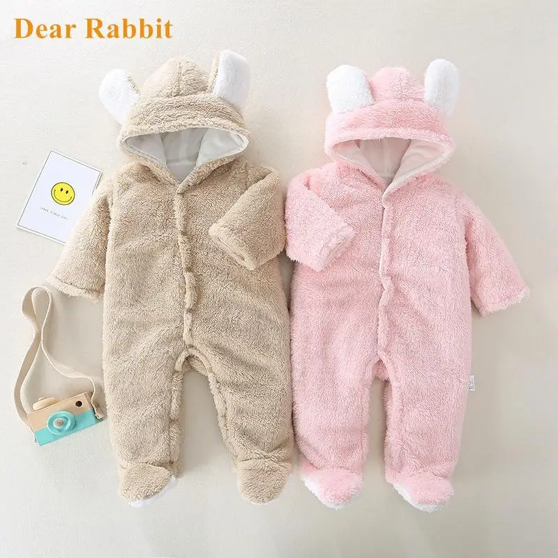 

new born Baby Overalls For Baby Girls Clothes Autumn winter Newborn Costume Baby Rompers For Baby Boys Jumpsuit Infant Clothing