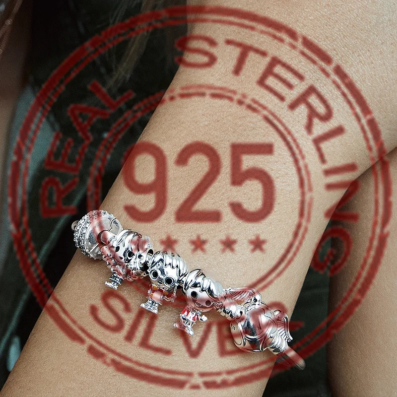 

Новое поступление 2020, искусственные серебряные бусины-подвески, подходят для оригинального браслета Pandora, серебряные бусины S925, ювелирные и...