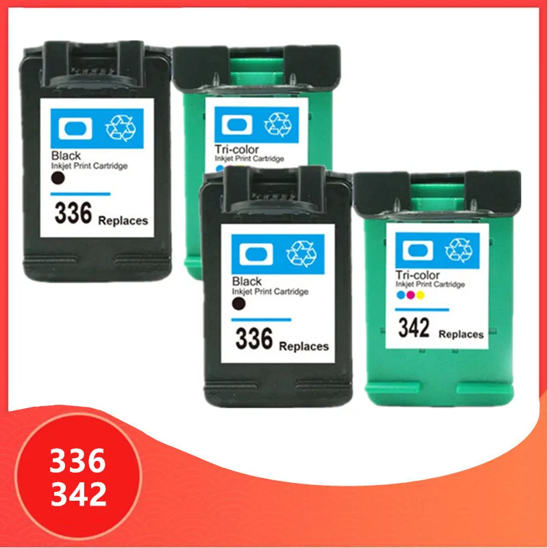 Картридж для принтера hp 336 342 сменный картридж hp336 Deskjet 5440 PSC1510 Photosmart 1500 C3100 C3180 D5420 6310