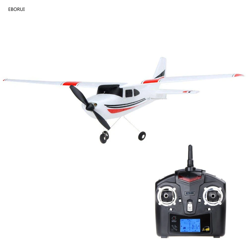 Обновленный радиоуправляемый самолет WLToys F949S, 2,4 ГГц, 3-канальный радиоуправляемый самолет с гироскопом, самолет с дистанционным управлением Cessna 182, радиоуправляемый самолет с неподвижным крылом, Радиоуправляемый Дрон RTF