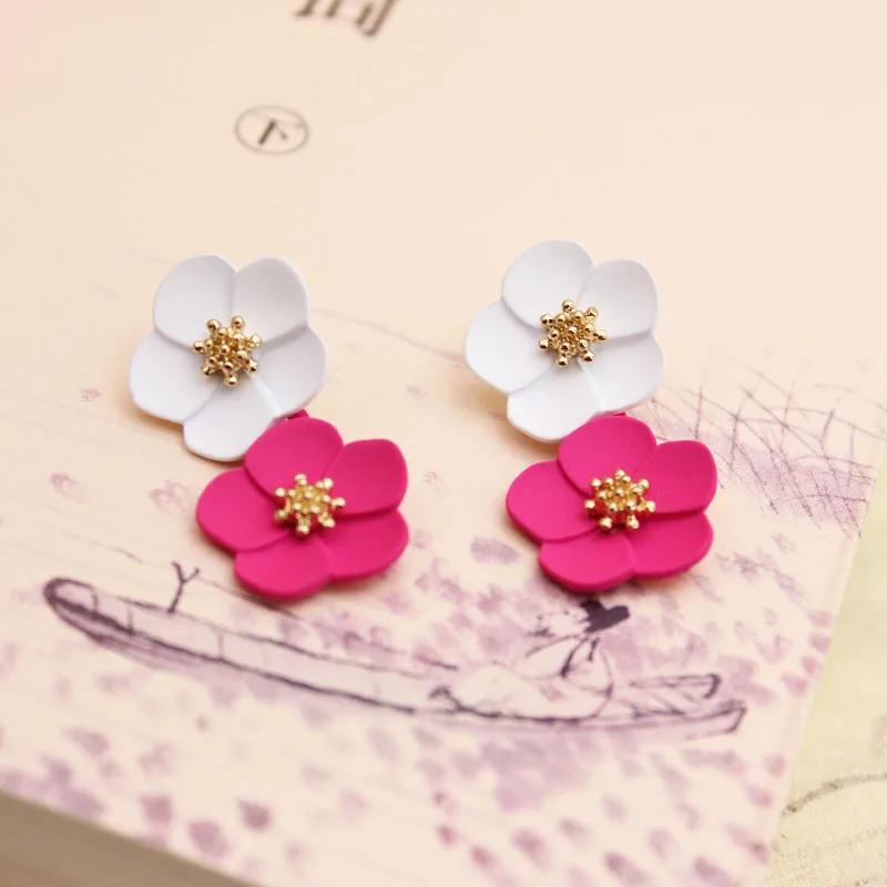 Серьги с блестящими боками женские модные ювелирные украшения в Корейском стиле