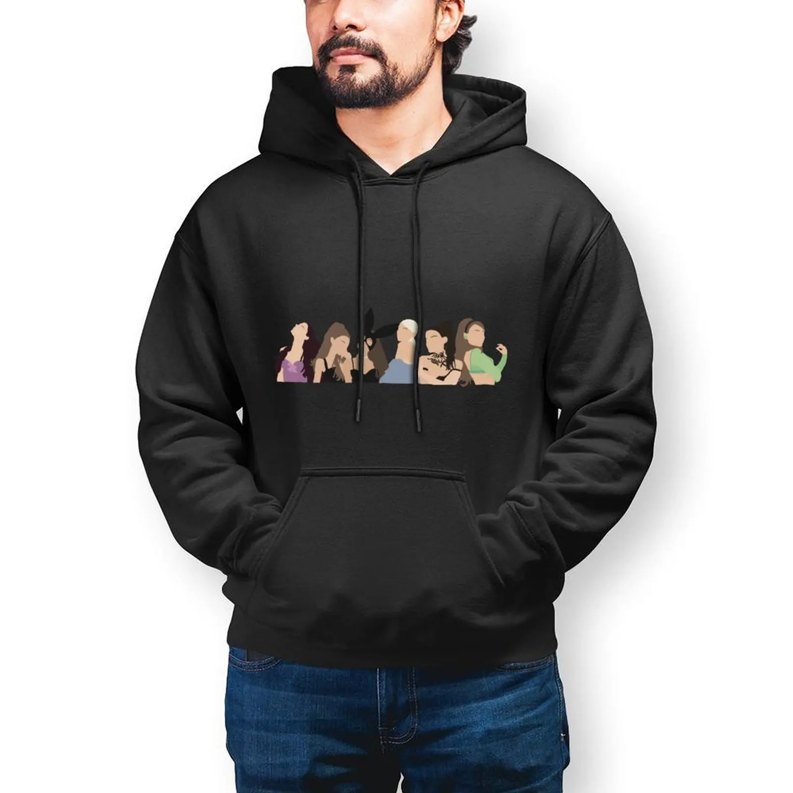 

Ariana Grande Hoodie Cotton Warm Hoodies Stylish Long Sleeve Loose Pullover Hoodie XXXL Men