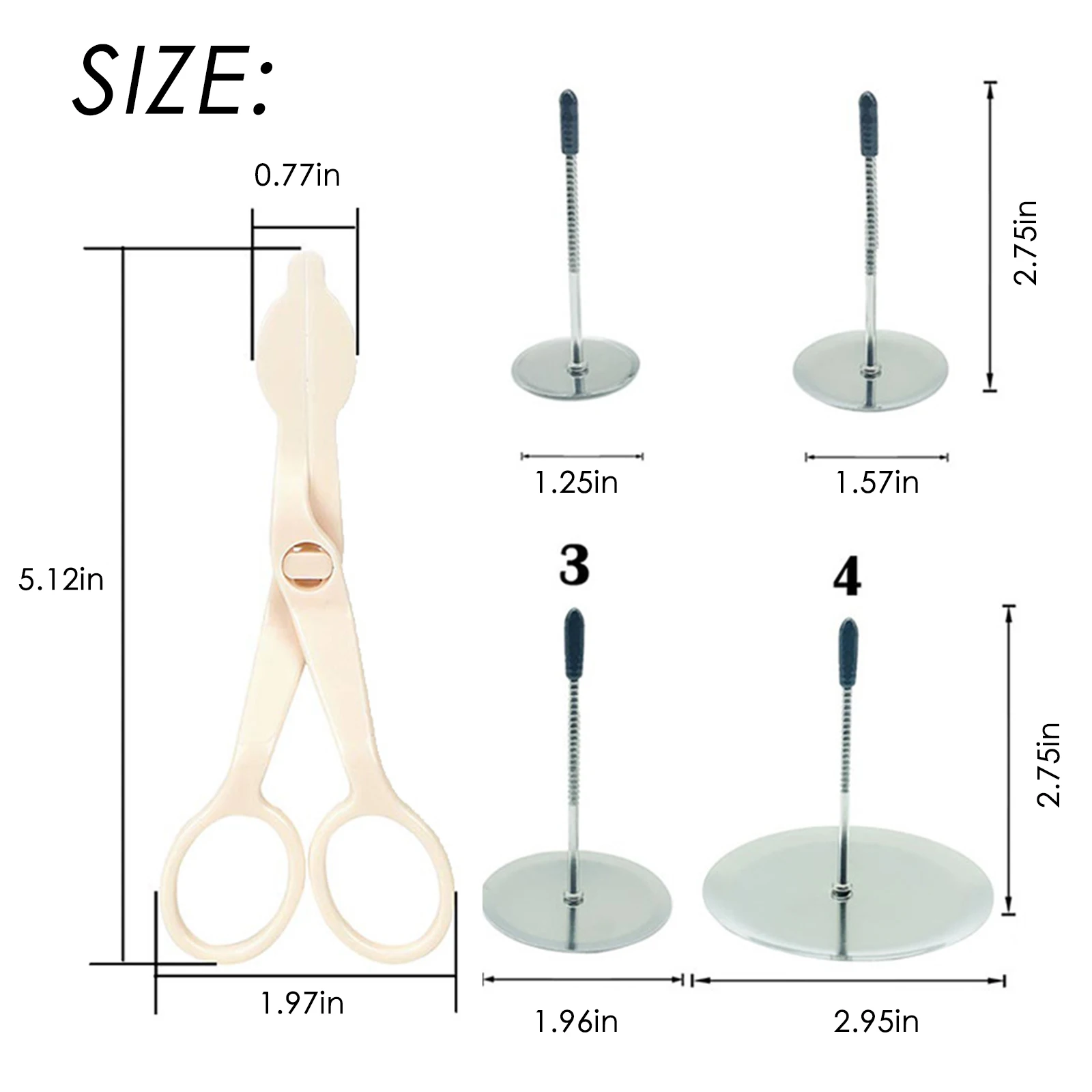 

VOGVIGO 5Pcs Fondant Flower Cake Decorating SetCake Flower Stand Cake Scissors For Icing Cream Flower Transfer Decorating Tools