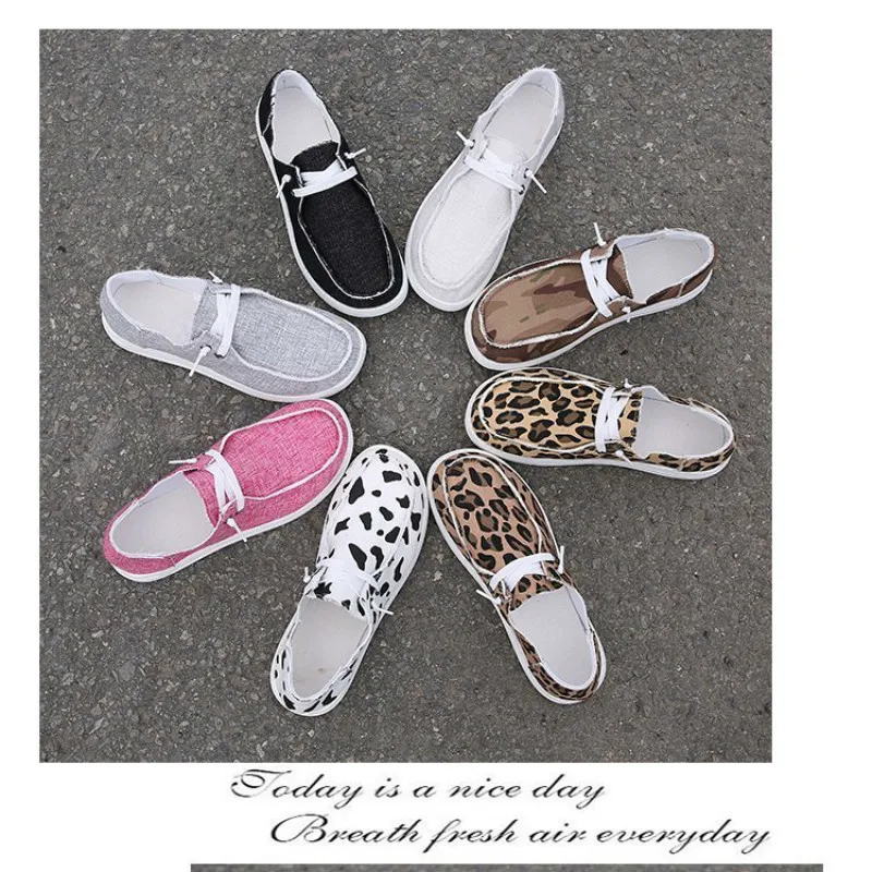 

2020 Women Flats Autumn Breathable Casual Shoes Woman Lace Up Fashion Women Shoes Plus Size Walking Shoes Zapatillas Mujer